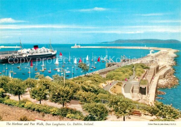 Dublin Ireland The Harbour and Pier Walk Dun Laoghaire