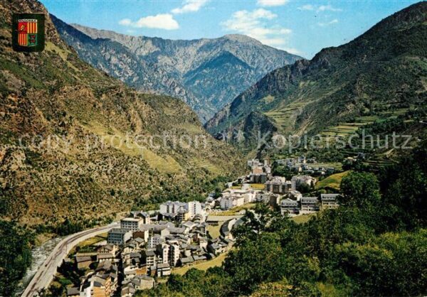 Valls d Andorra San Julia de Loria Vista general