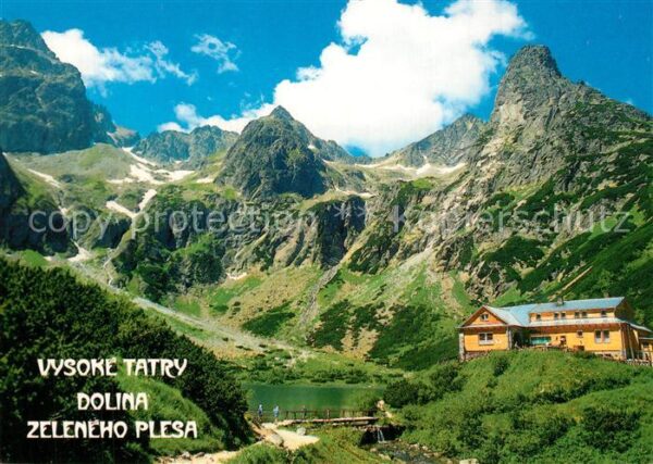 Vysoke Tatry Chata pri Zelenom Plese Cierny Stit Jas