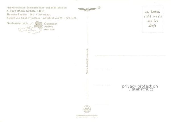 Maria Taferl Barocke Basilika Fliegeraufnahme – Bild 2