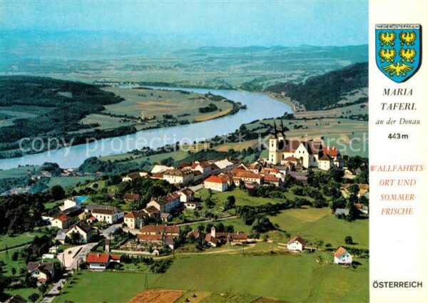 Maria Taferl Fliegeraufnahme Donau Barocke Basilika