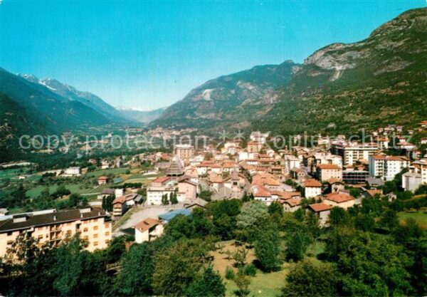Saint-Vincent Aosta Fliegeraufnahme