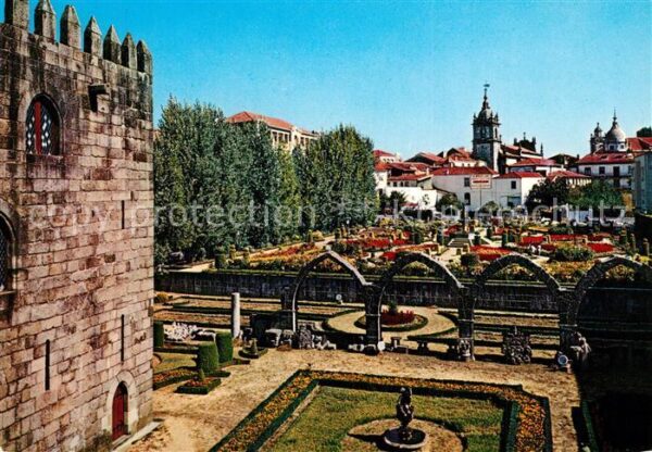 Braga Aspecto do Jardim de Santa Barbara Vist