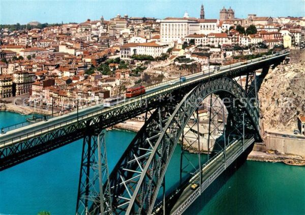 Porto Portugal Ponte D Luis e vista parcial da cidade