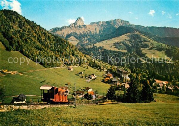 Rochers de Naye et Dent de Jaman Le funiculaire pour So