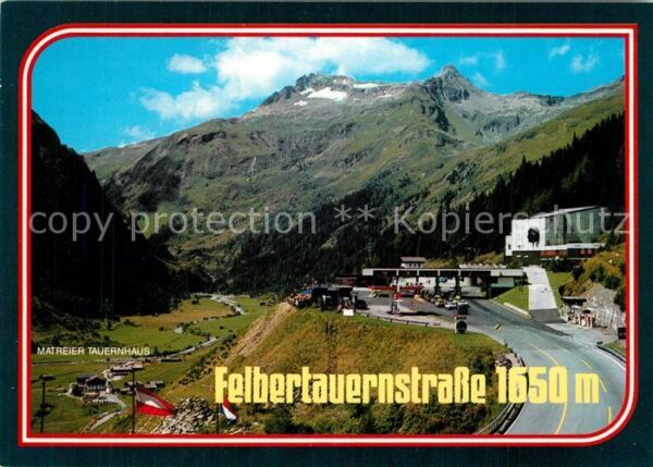 Felbertauernstrasse Südausfahrt des Scheiteltunnels Matreie