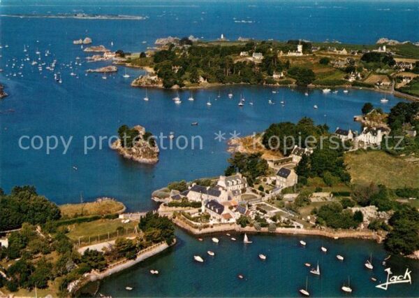 Ile-de-Brehat Vue generale aerienne de la Corderie et