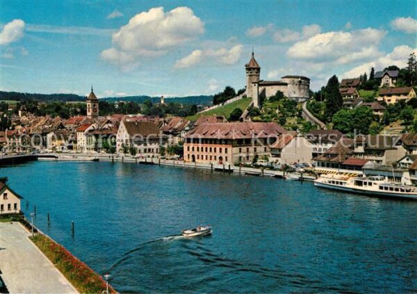 Schaffhausen SH Partie am Rhein