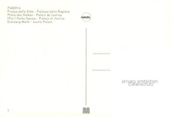 Padova Piazza delle Erbe Palazzo della Ragione – Bild 2
