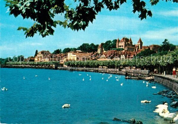 Nyon VD Le Port et le Chateau