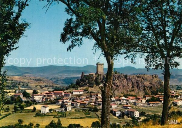 Polignac Haute-Loire Le Chateau et vue generale