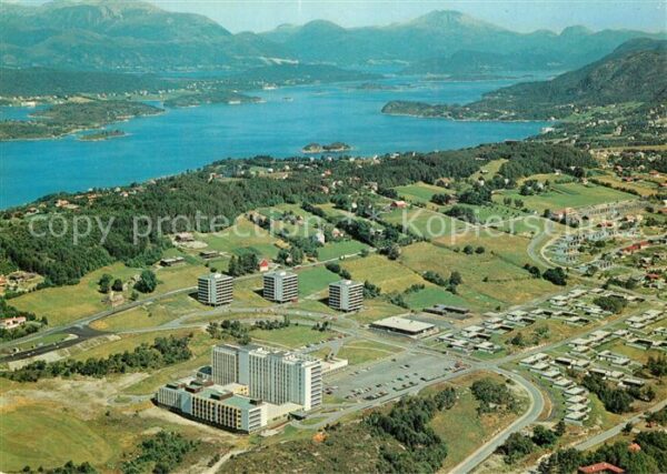 Alesund Sykehus Fliegeraufnahme