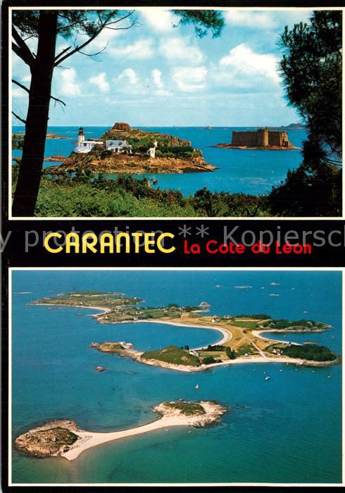 Carantec La Cote du Leon Fliegeraufnahme