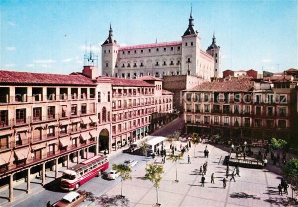 Toledo Castilla-La Mancha Plaza de Zocodover y Alcazar