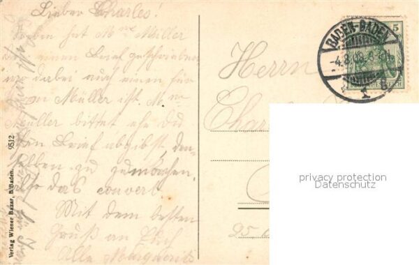 Baden-Baden Hotel Stefani – Bild 2