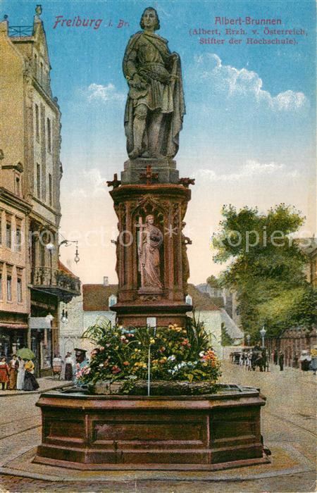 Freiburg Breisgau Albert Brunnen