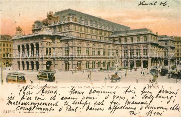 Wien Kk Hof Operntheater