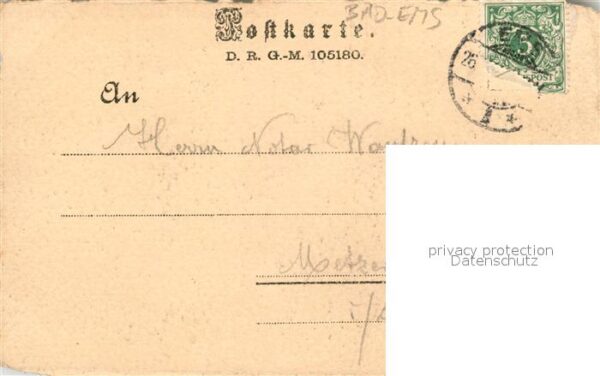 Bad Ems Embser Bad nach Merian im Jahre 1640 – Bild 2