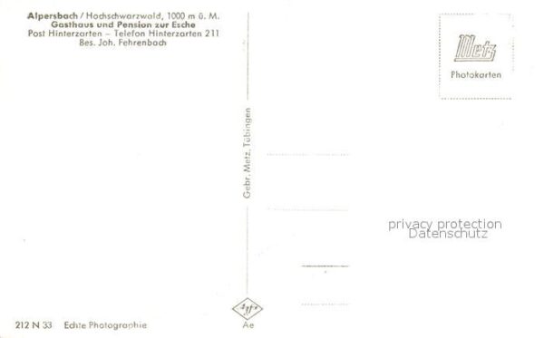 Alpersbach Gasthaus und Pension zur Esche – Bild 2