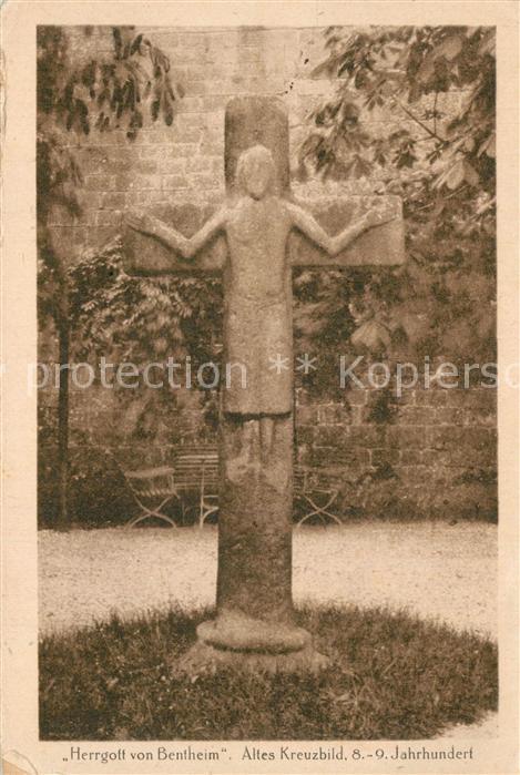 Bentheim Bad Herrgot von Bentheim Altes Kreuzbild 8.