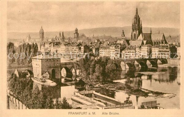 Frankfurt Main Alte Brücke