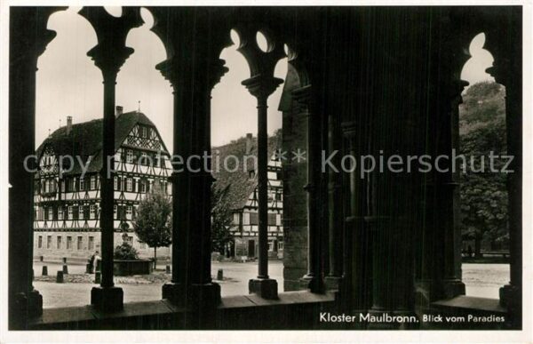 Maulbronn Kloster Blick vom Paradies
