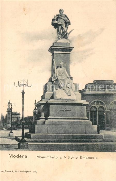 Modena Emilia-Romagna Monumento a Vittorio Emanuele