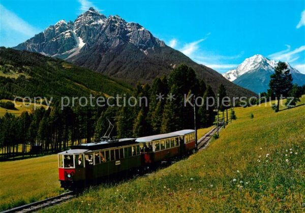 Stubaital Stubaitalbahn mit Serles und Habicht