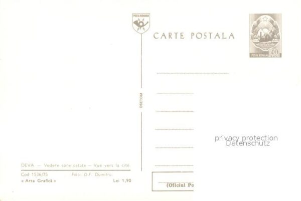 Deva Vue vers la cite – Bild 2