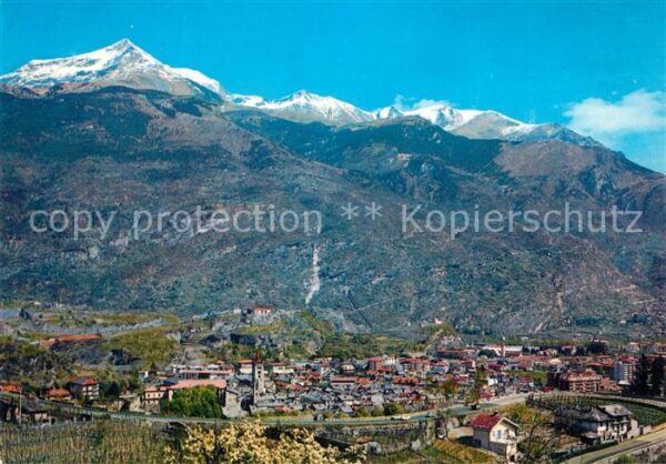 Susa Italia Panorama e il Rocciamelone
