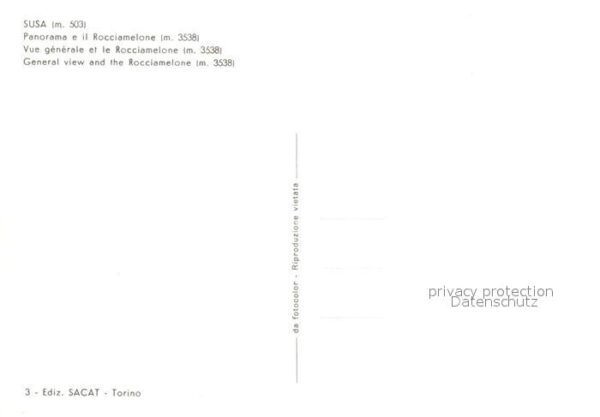 Susa Italia Panorama e il Rocciamelone – Bild 2