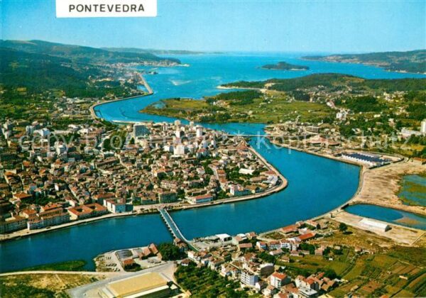 Pontevedra Fliegeraufnahme