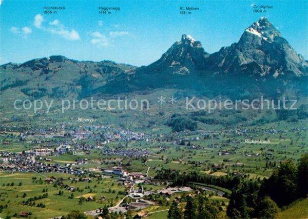 Ibach SZ mit Schwyz Rickenbach Hochstuckli Hagge