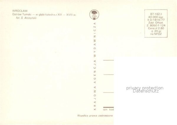 Wroclaw Ostrow Tumski – Bild 2