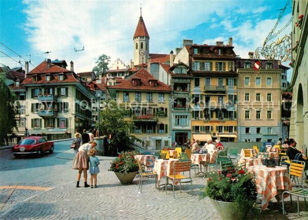 Thun BE Freienhofplatz Sinnebrücke
