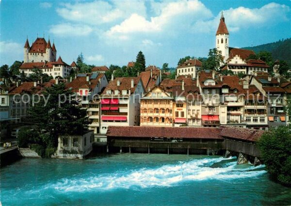 Thun BE Schloss und Kirche