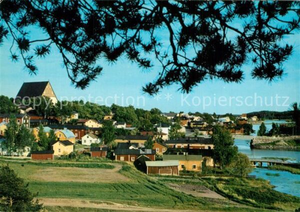 Porvoo Blick vom Linnanmäki Berg