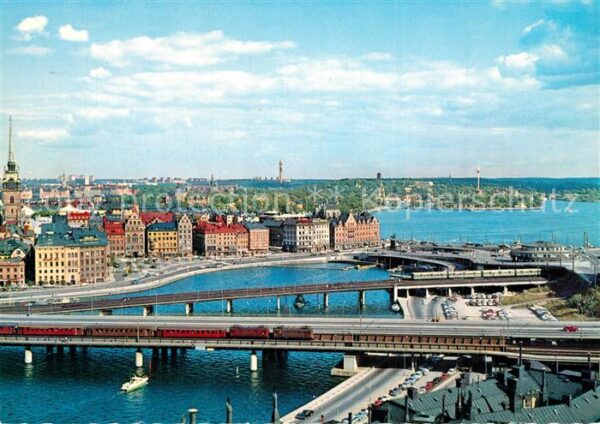Stockholm View over the Old Town and Slussen