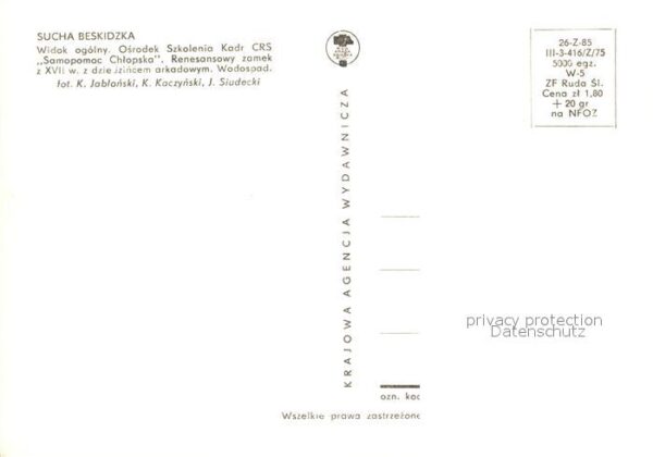 Sucha Beskidzka Panorama Osrodek Szkolenia Kadr CRS Sam – Bild 2