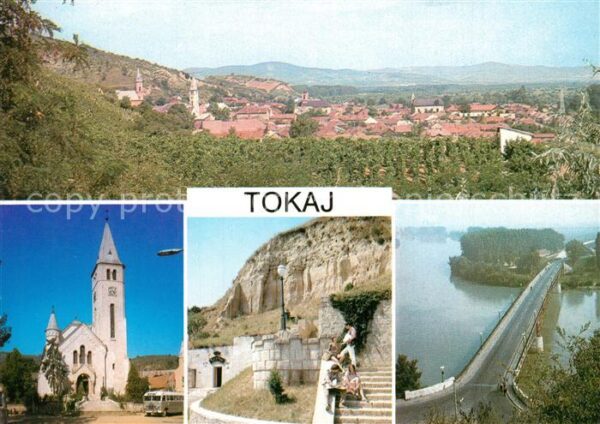 Tokaj Panorama Kirche Brücke