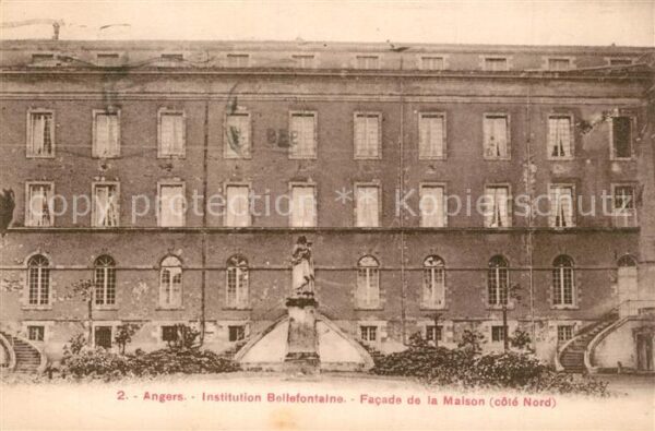 Angers Institution Bellefontaine Facade de la