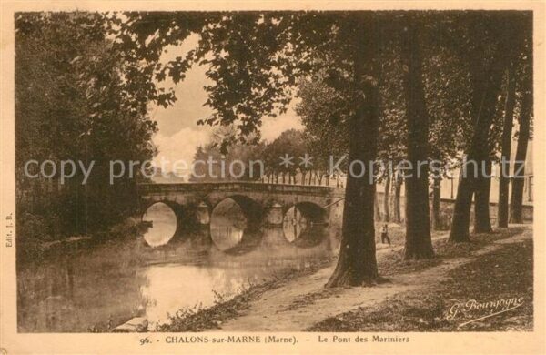 Chalons-sur-Marne Pont des Mariniers