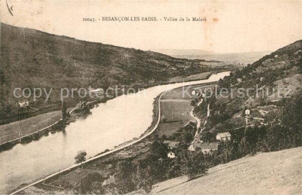 Besancon les Bains Panorama Vallee de la Malate