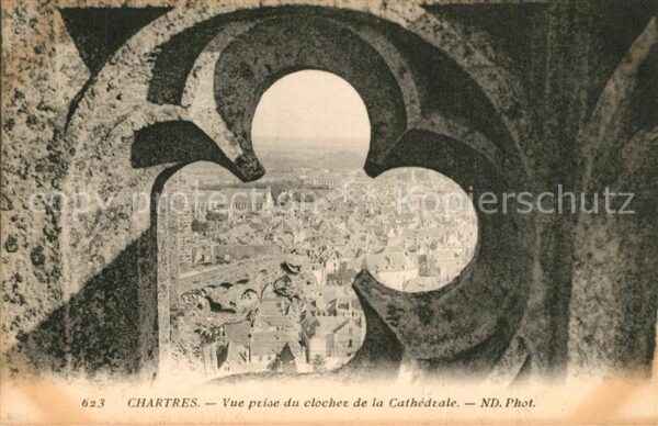 Chartres 28 Vue prise du clocher de la Cathedrale