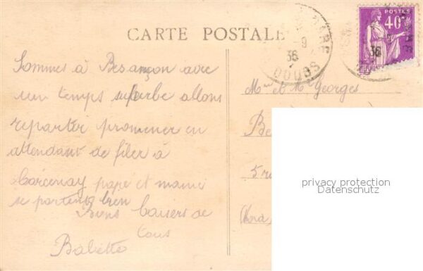 Besancon Doubs Saint Jean Square Castan – Bild 2