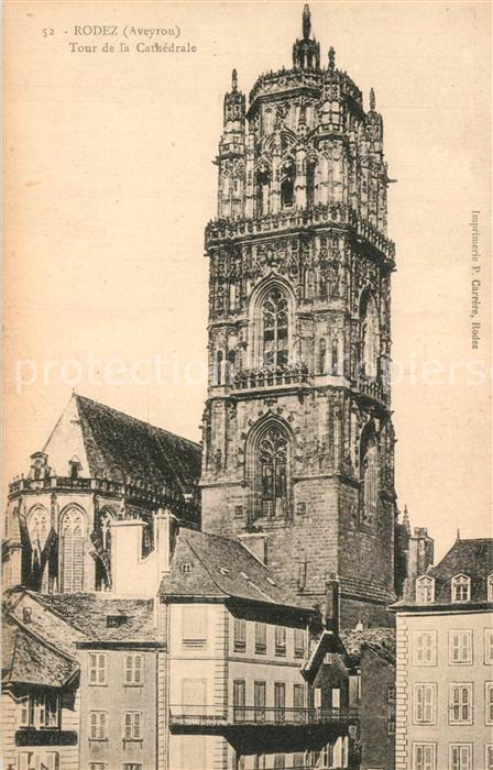 Rodez Tour de la Cathedrale