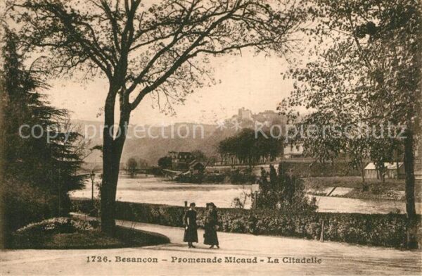 Besancon Doubs Promenade Micaud la Citadelle