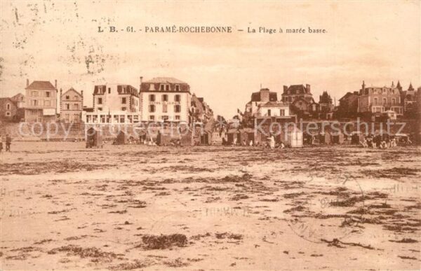 Rochebonne Parame La plage a marée basse