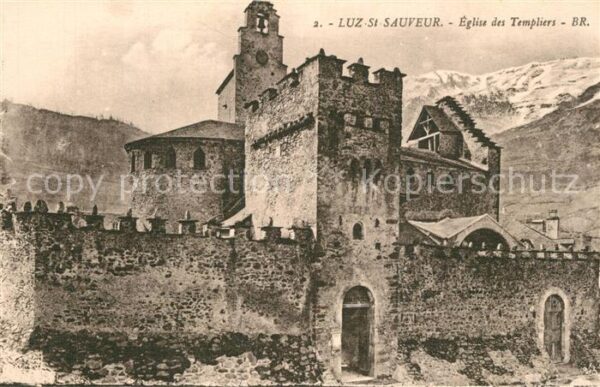 Luz-Saint-Sauveur Hautes Pyrenees Eglise des Templiers