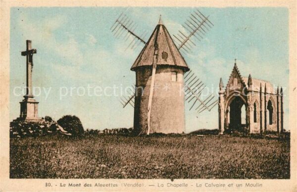 Les Herbiers Mont des Alouettes Chapelle Calvaire et